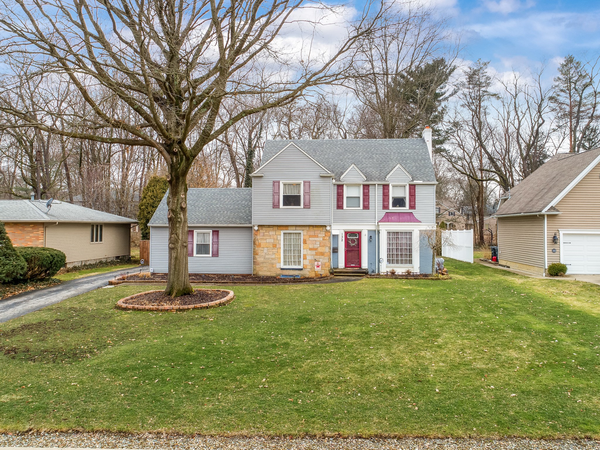 center hall colonial on Sand Run Rd. that is perfect for
