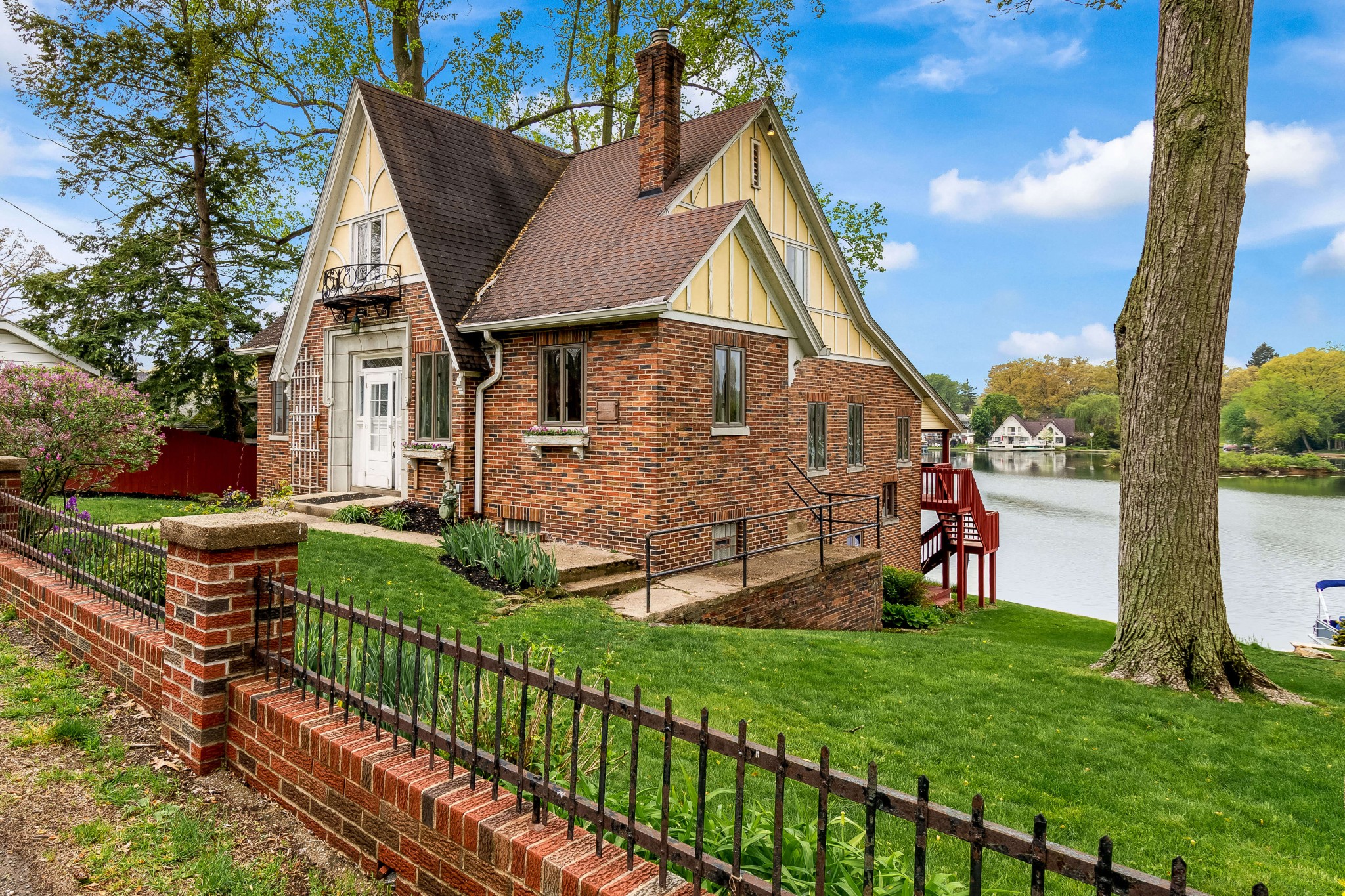 Exquisite Tudor on Portage Lakes Exactly Real Estate Flat Fee Real